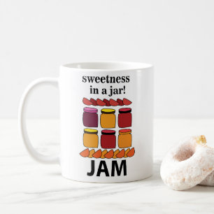 Fruit Jam Sweetness In A Jar Fruit Jam Coffee Mug