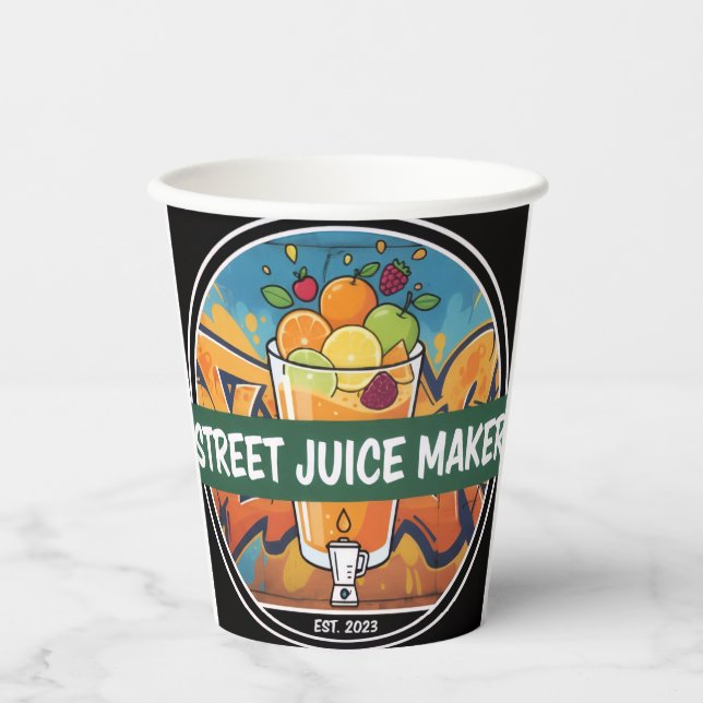Fruit juice paper cups (Front)