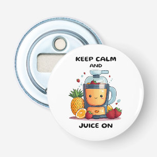 Fruit Juicer Keep Calm And Juice  Health  Bottle Opener