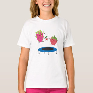 Fruit Jumping On Trampoline T-Shirt