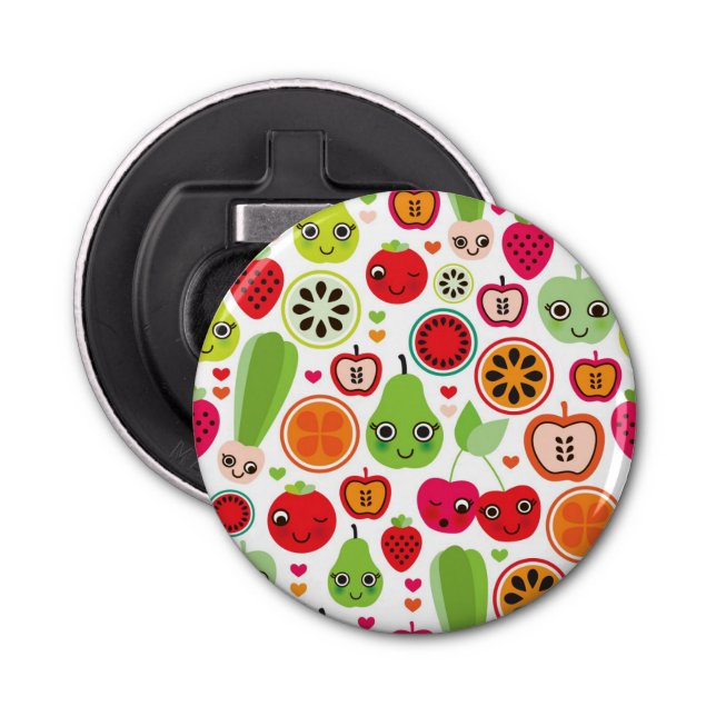 fruit kids illustration apple bottle opener (Front)