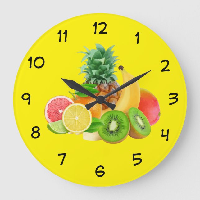 Fruit Kitchen Clock (Front)