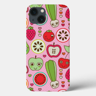 fruit kitchen illustration pattern iPhone 13 case