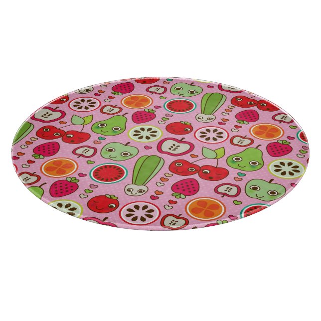 fruit kitchen illustration pattern cutting board (Corner)