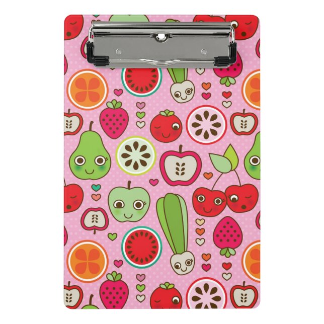 fruit kitchen illustration pattern mini clipboard (Front)