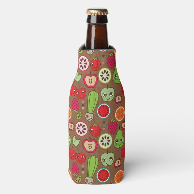 Fruit Kitchen Pattern Bottle Cooler (Bottle Front)