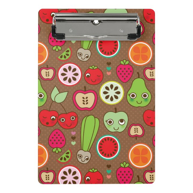 Fruit Kitchen Pattern Mini Clipboard (Front)