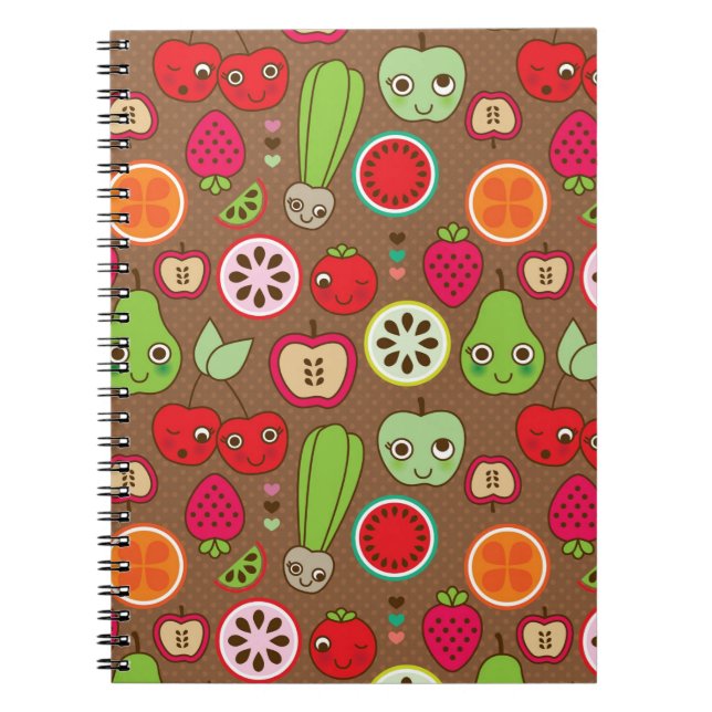 Fruit Kitchen Pattern Notebook (Front)