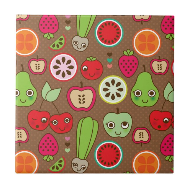 Fruit Kitchen Pattern Tile (Front)