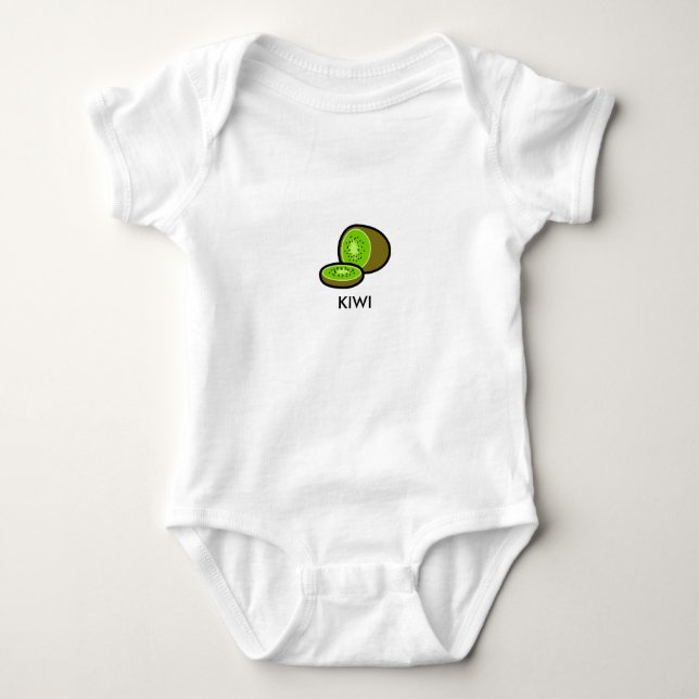 Fruit_(Kiwi) Baby Bodysuit (Front)