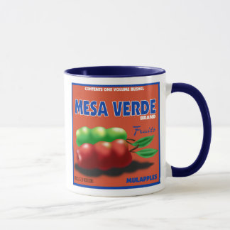 Fruit label mug