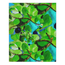 Fruit & Leaf on Canvas