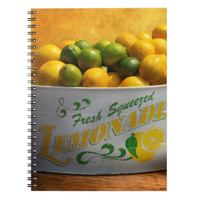 Fruit - Lemons - When life gives you lemons Notebook (Front)