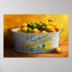 Fruit - Lemons - When life gives you lemons Poster