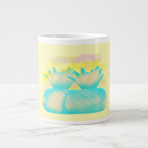 Fruit loop art misty magic pineapples large coffee mug