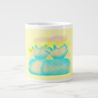 Fruit loop art misty magic pineapples large coffee mug