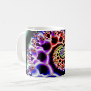 Fruit Loops   Rainbow Fractal Art Wrap Coffee Mug