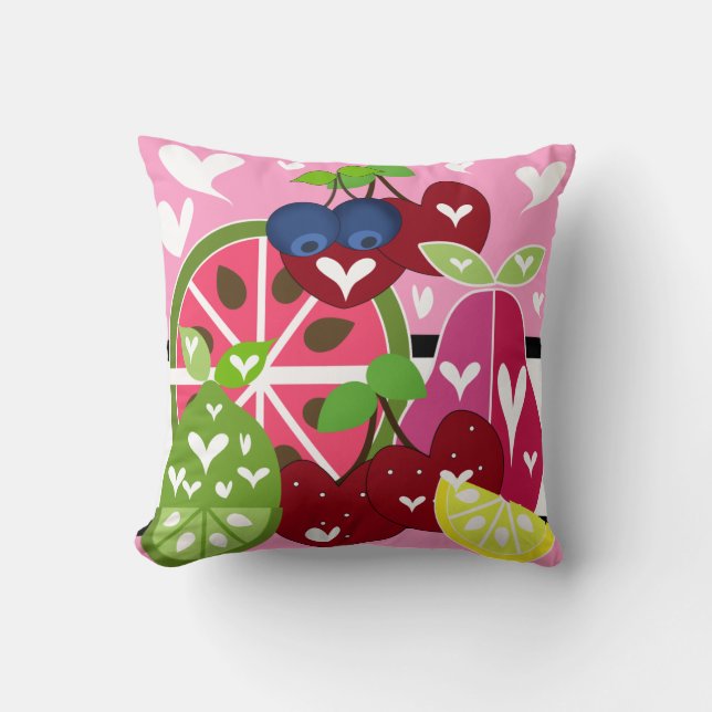 Fruit Love Pillow (Front)