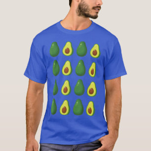 Fruit Lover Vegans Avocado Pattern Fruitarian Avoc T-Shirt