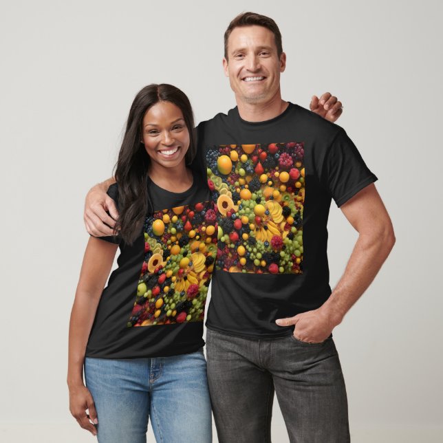 Fruit Lovers Delight Colorful Fruit Platter, T-Shirt (Unisex)