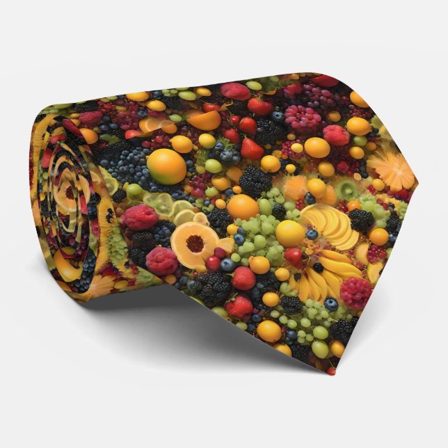 Fruit Lovers Delight Colorful Fruit Platter, Tie (Rolled)