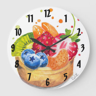 Fruit Medley Kitchen Clock