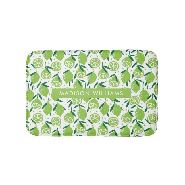 Fruit Minimalist  Bath Mat (Front)