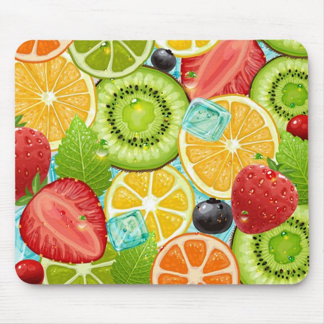 Fruit Mix Mouse Mat (Front)