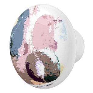 Fruit Motif Ceramic Knob