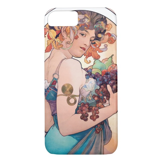 Fruit, Mucha Case-Mate iPhone Case (Back)
