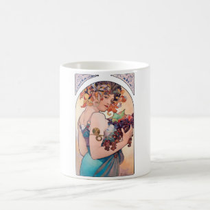 Fruit, Mucha Coffee Mug