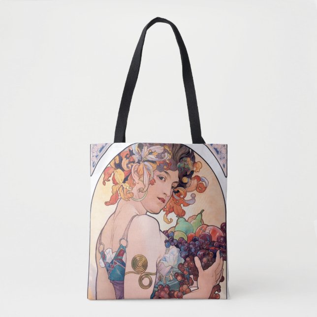 Fruit, Mucha Tote Bag (Front)