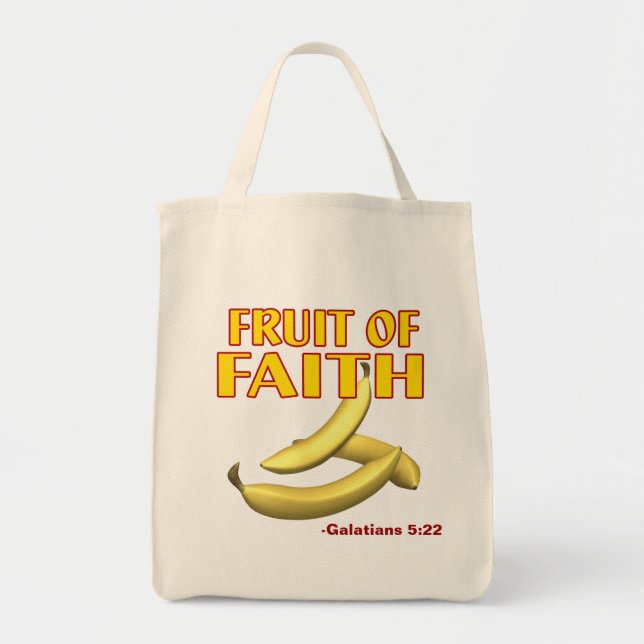 Fruit of Faith Tote Bag (Front)