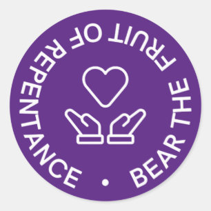 Fruit of Repentance Stickers