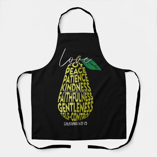 Fruit Of Spirit Love Joy Peace Patience Kindness G Apron (Front)