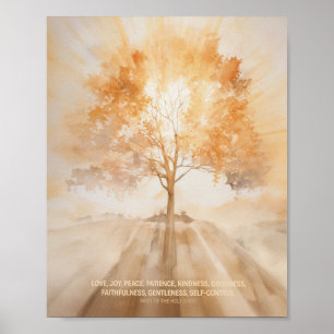 Fruit Of The Holy Spirit, Digital Print, Sketches, Poster