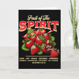 Fruit Of The Spirit Bible Verse Christian Religiou Card