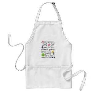 Fruit of the Spirit, Bible Verse, Christian Standard Apron