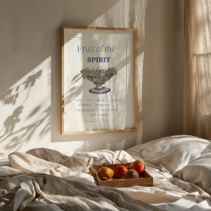 Fruit of the Spirit Bible Wall Print