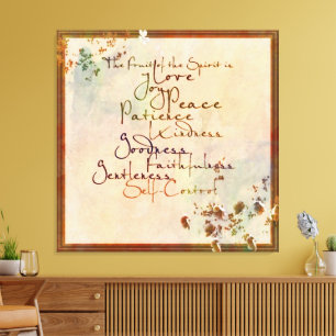Fruit of the Spirit Canvas Print
