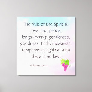 Fruit of the Spirit Canvas Print