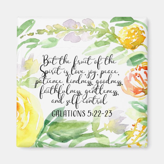 Fruit of the spirit | Christian Art Magnet (Front)