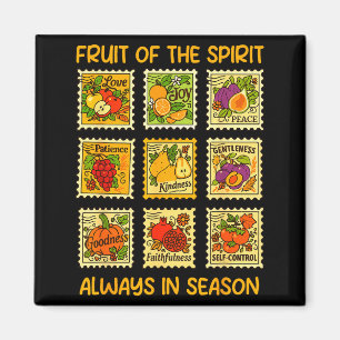 Fruit Of The Spirit Christian Faith Jesus God Love Magnet