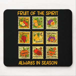 Fruit Of The Spirit Christian Faith Jesus God Love Mouse Mat