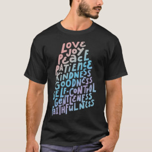 Fruit of The Spirit - Christian Faith Quote Bible T-Shirt