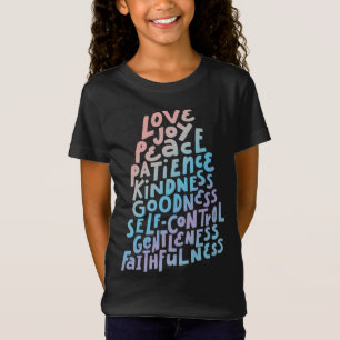 Fruit of The Spirit - Christian Faith Quote Bible T-Shirt