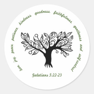 Fruit of the Spirit Classic Round Sticker