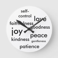 Fruit of the Spirit Clock