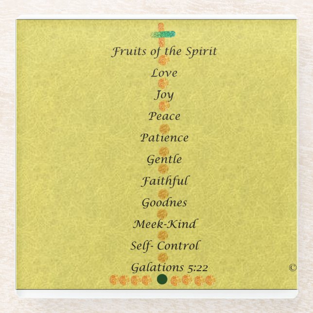 Fruit of the Spirit Coaster (Front)