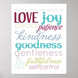 Fruit of the Spirit "cranberries" Poster